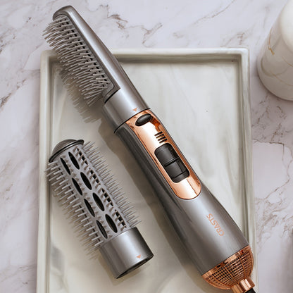 StyleComb | 2-in-1 Hair Dryer Brush – Dries, Straightens & Creates Curls