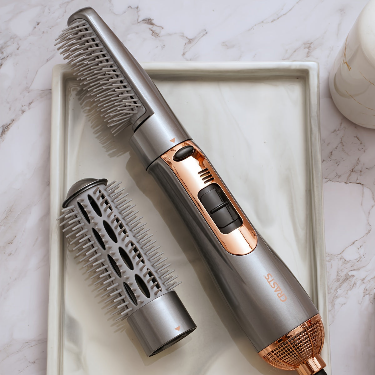 StyleComb | 2-in-1 Hair Dryer Brush – Dries, Straightens & Creates Curls