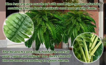 EverFern | Lush Artificial Boston Fern for Indoor & Outdoor