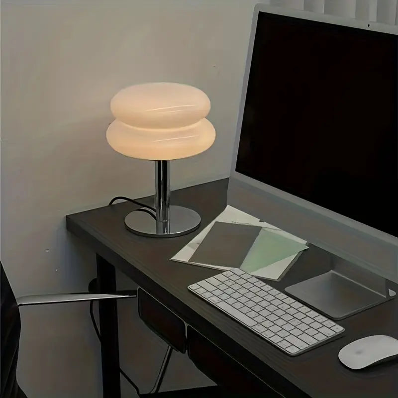 GlowZen | Modern & Elegant Glass Table Lamp