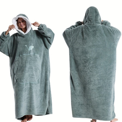 ChicLoom | Hooded Fleece Robe – Thick & Warm Winter Comfort