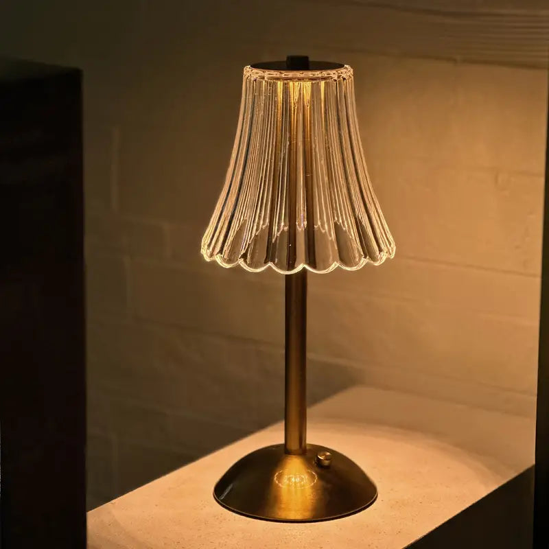 BrillianceBeam | Sleek Crystal Lamp