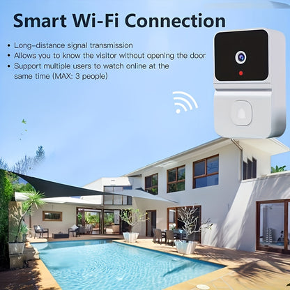 EntryCam | Battery-Powered Smart WiFi Doorbell for Home Security