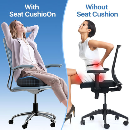 SeatMate | Memory Foam Cushion for Prolonged Sitting