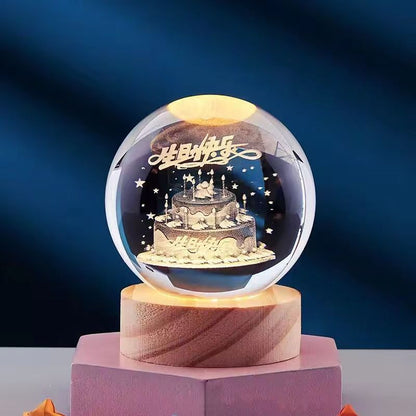 DeerLight | Orbital Crystal Table Lamp
