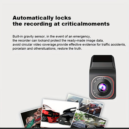 NightEye | Full HD Car Dash Cam – Mini LCD & Loop Recording
