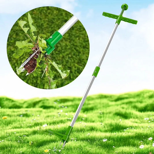 WeedEase | Long-Handled Weeder with Foot Pedal & Claw Design