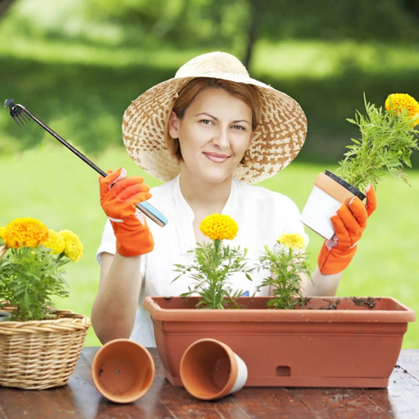 WeedHook | Crescent Weeding Tool with Long Handle