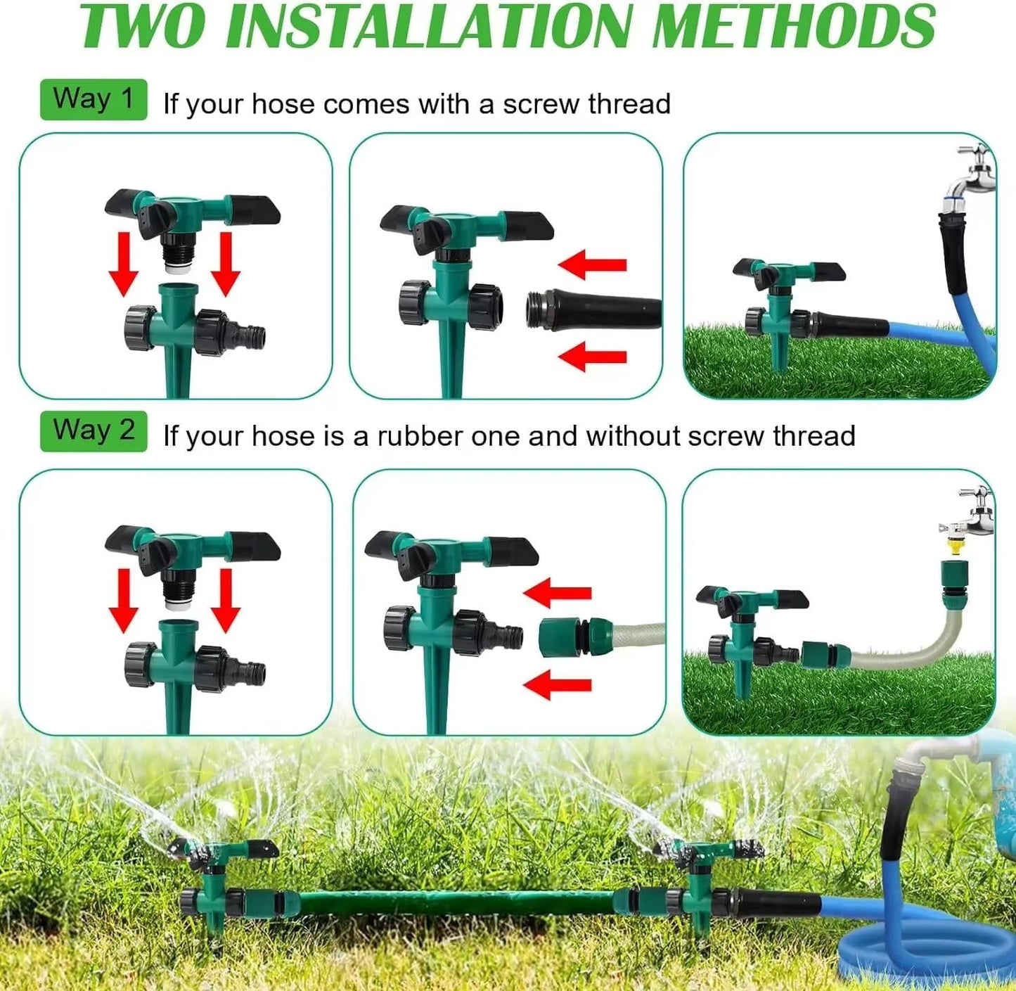 RainReach | Sprinkler Systems for Gardens 5 Set