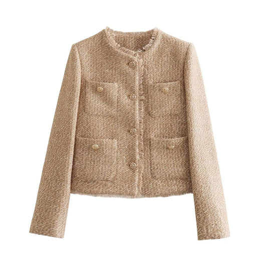 Bellezza | Women's Jacket – Classic Elegance in Premium Tweed-1