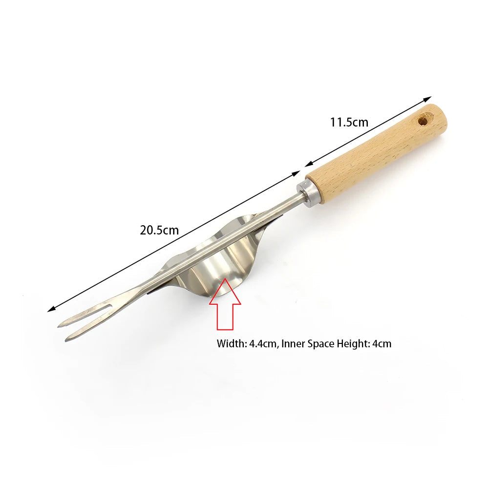 SoilSlice | V-Shaped Weeding Tool with Long Handle