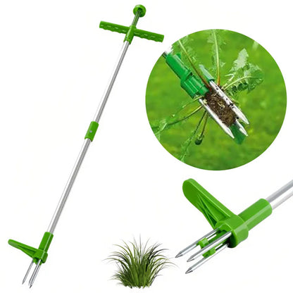 WeedEase | Long-Handled Weeder with Foot Pedal & Claw Design