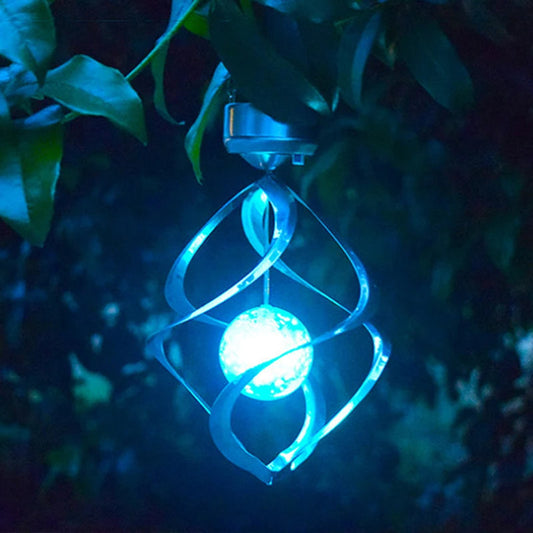 GlowSpiral | Solar Wind Chime with Colour Change & Sound