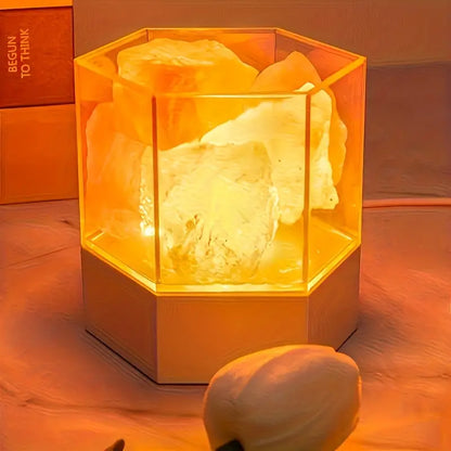 SaltGlow | Radiant & Luxurious Salt Stone Lamp