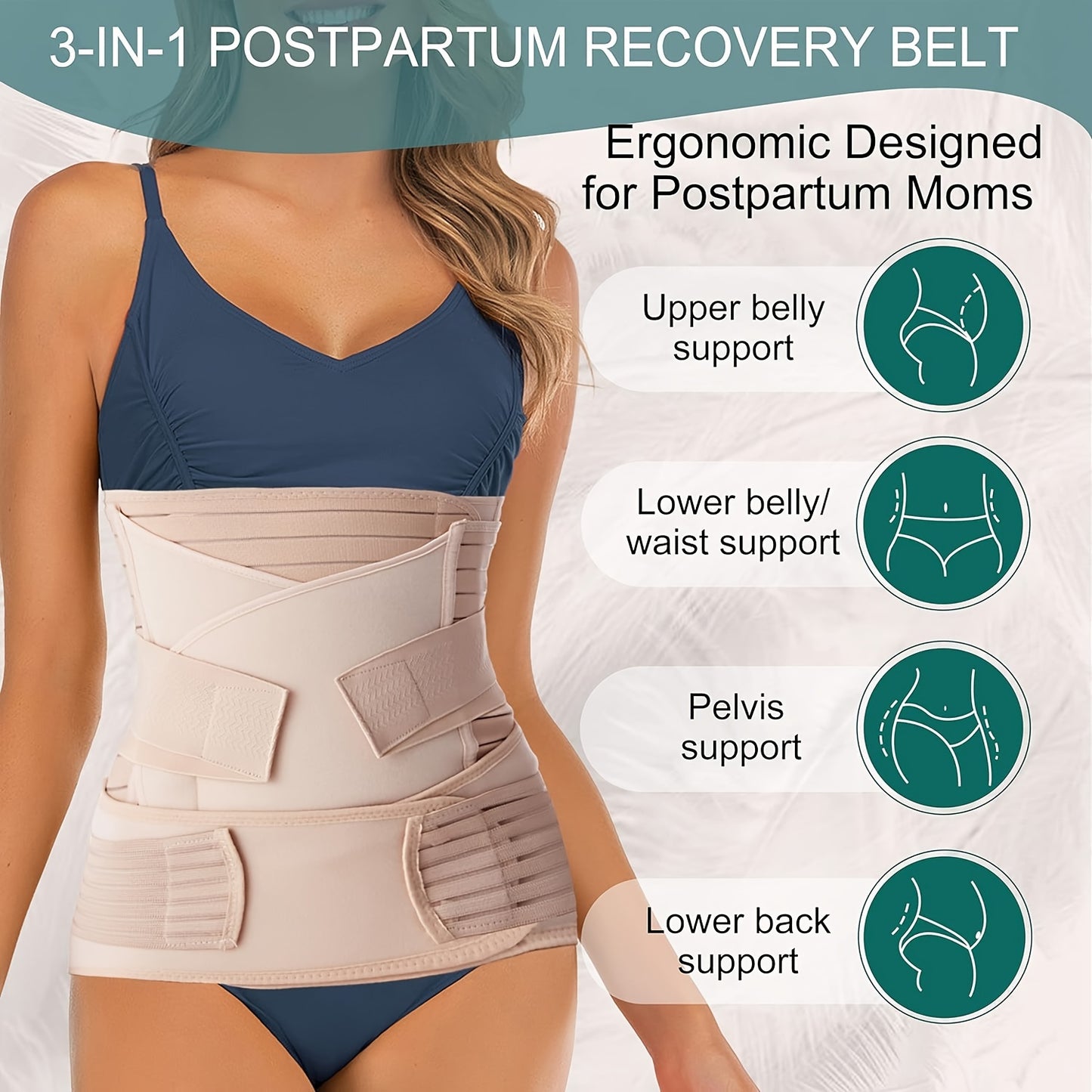 MamaRecover | Recovery Wrap – Adjustable Belly & C-Section Relief