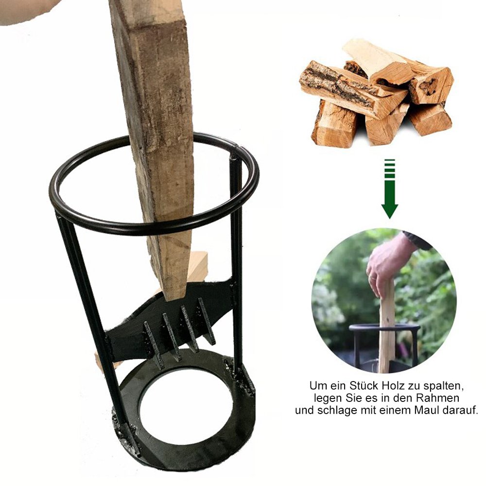 AxeMate | Compact Cast Wood Splitter for Home