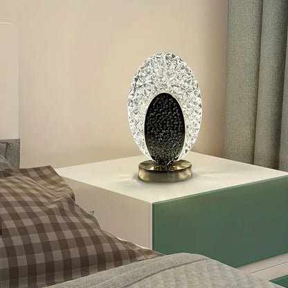 KristalAura | Modern & Luxury Peacock Table Lamp