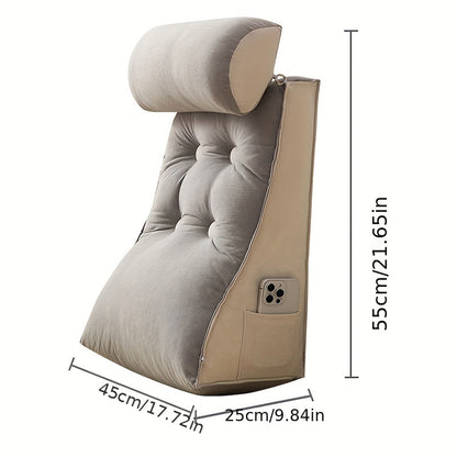 RelaxBloom | Bed & Sofa Cushion – Ergonomic Back Support