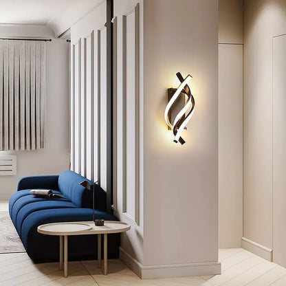 BrillianceBeam | Modern & Minimalist Spiraal Wall Lamp