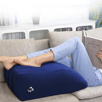 RestRise | Inflatable Wedge Pillow – 45° Tilt for Circulation & Recovery