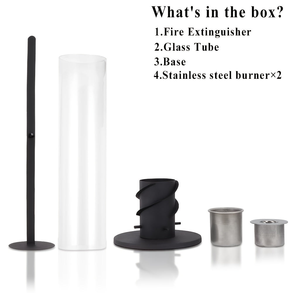 FlameSpin | Rotating Fireplace – Portable Tabletop Elegance