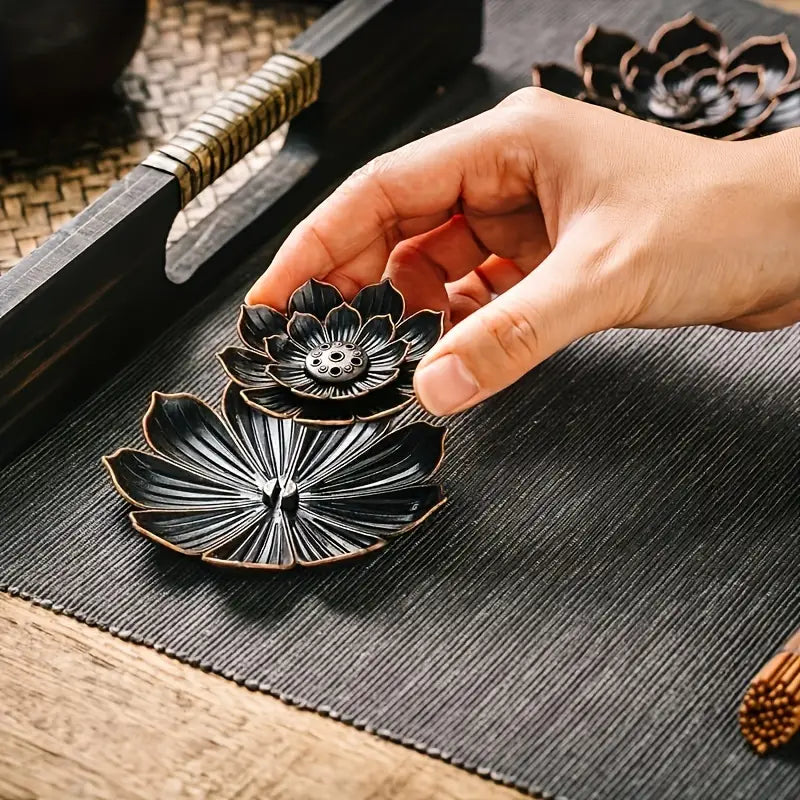 PureGlow | Creative & Elegant Lotus Incense Burner