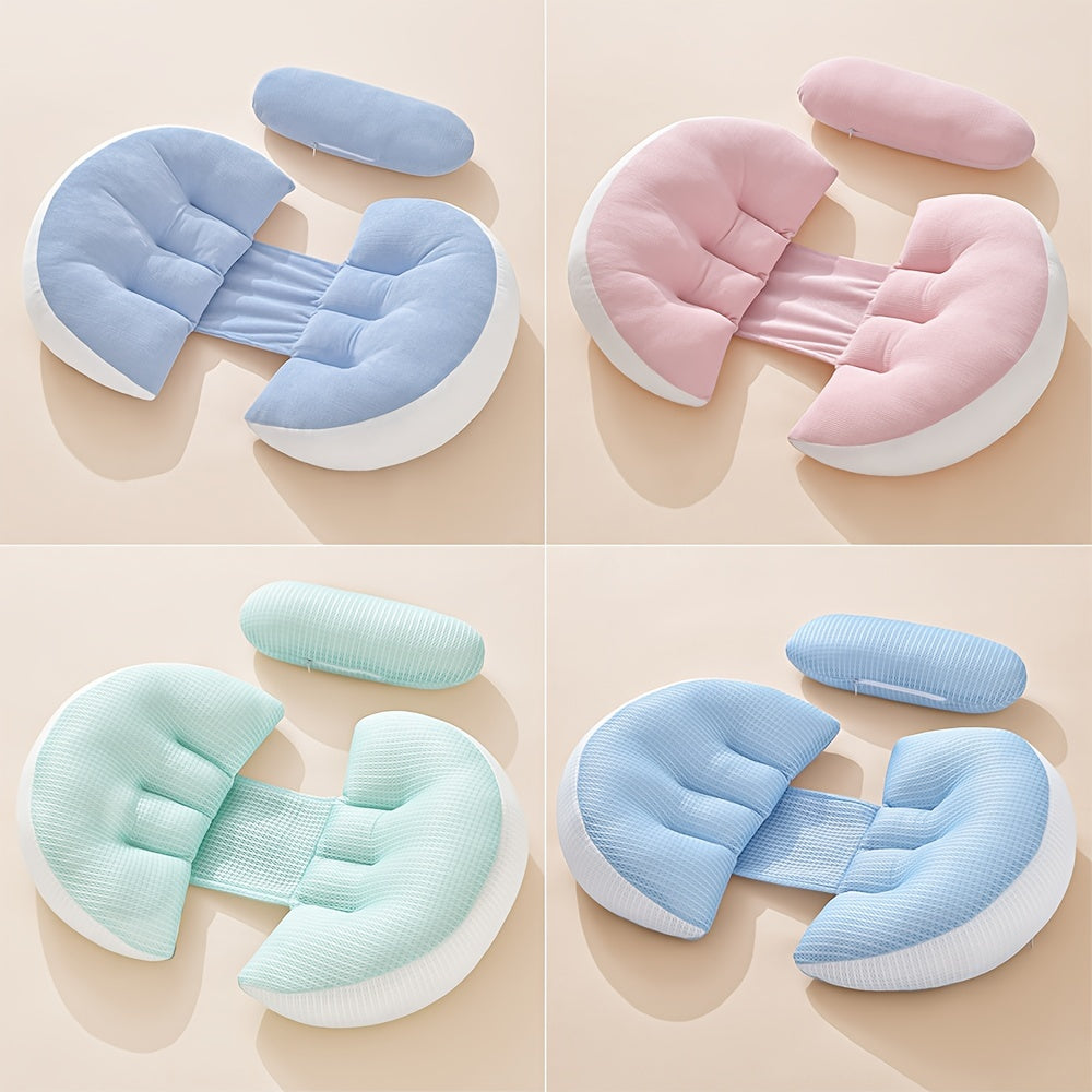 MumRest | Adjustable U-Shaped Pregnancy Pillow for Back & Abdomen