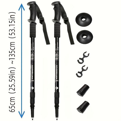 PeakStride | Ergonomic Telescopic Hiking Poles – 2 Pieces in Various Colours