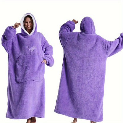 ChicLoom | Hooded Fleece Robe – Thick & Warm Winter Comfort