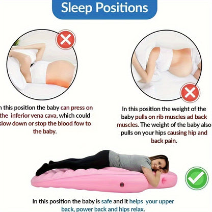 MamaFlow | Inflatable Yoga Mat – Prenatal Comfort & Stability