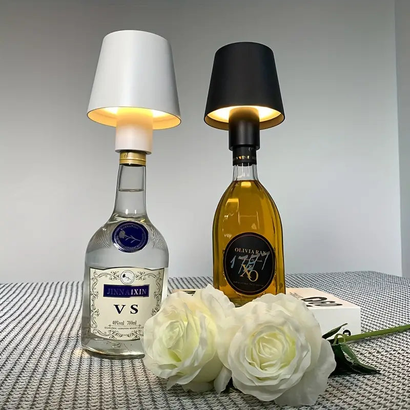 SerenityLuxe | Elegant & Portable Wine Table Lamp