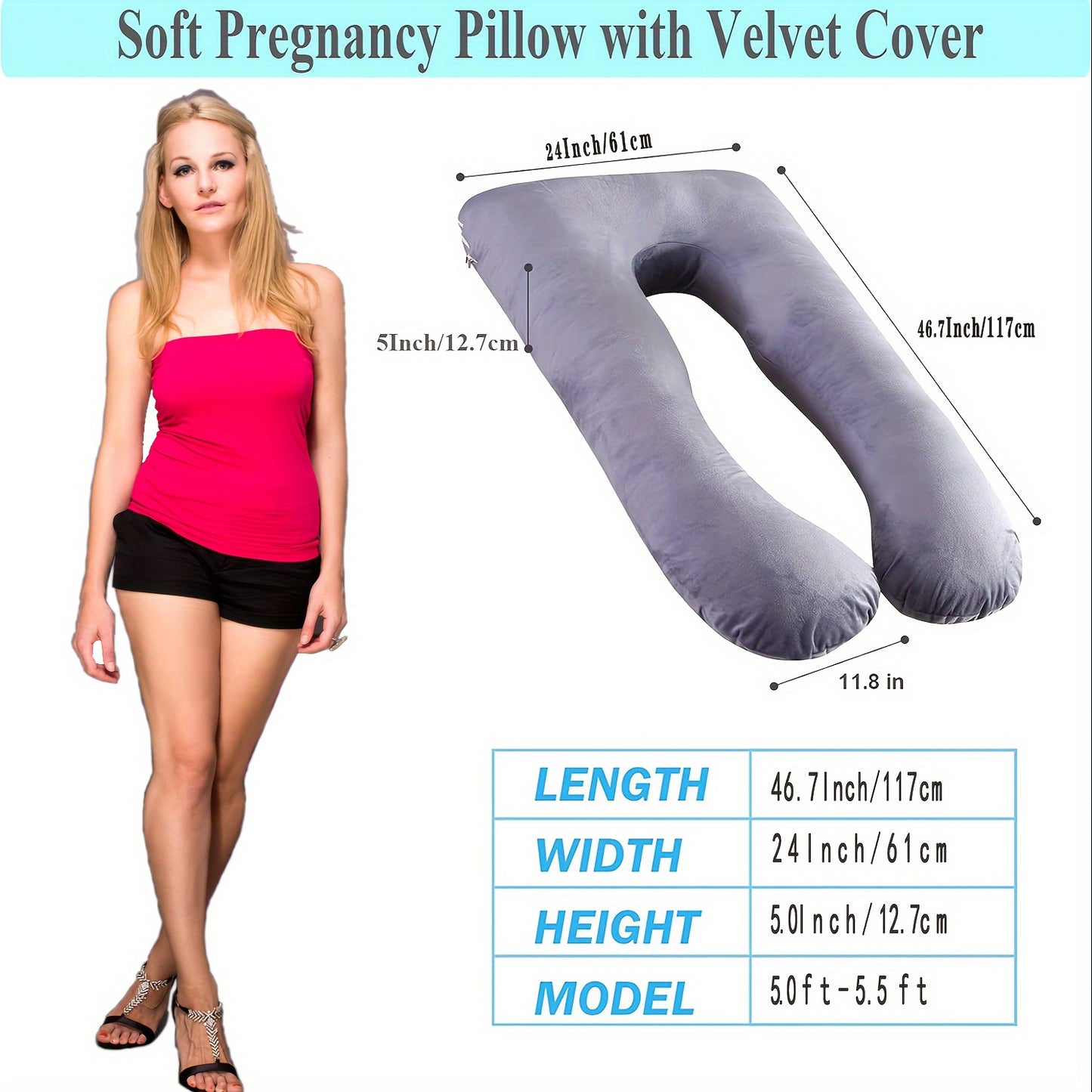 BumpHug | Full-Body Support Pregnancy Pillow