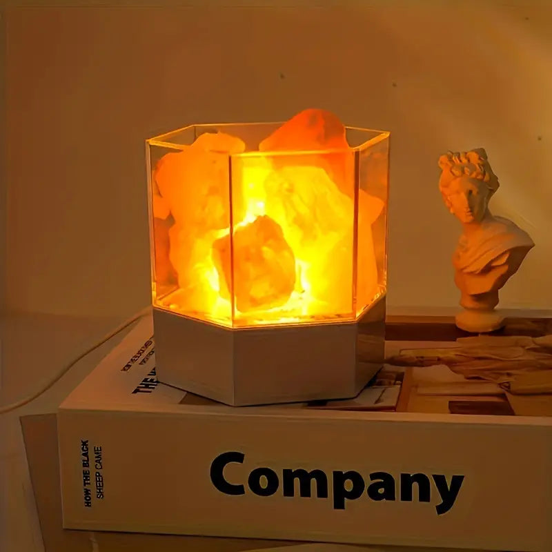 SaltGlow | Radiant & Luxurious Salt Stone Lamp