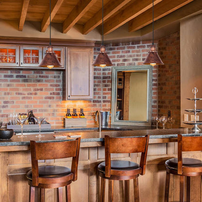 CopperDome | Industrial Vintage Antique Copper Pendant Light