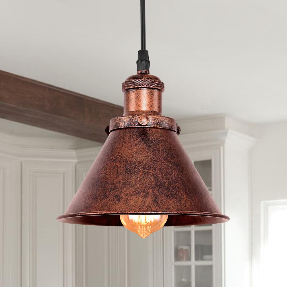 CopperDome | Industrial Vintage Antique Copper Pendant Light