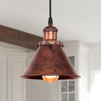 CopperDome | Industrial Vintage Antique Copper Pendant Light