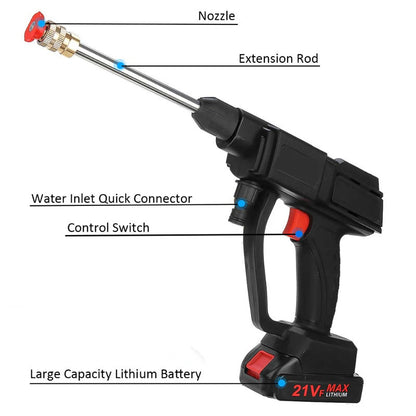 QuickWash | Cordless High-Pressure Cleaner with 2 Batteries