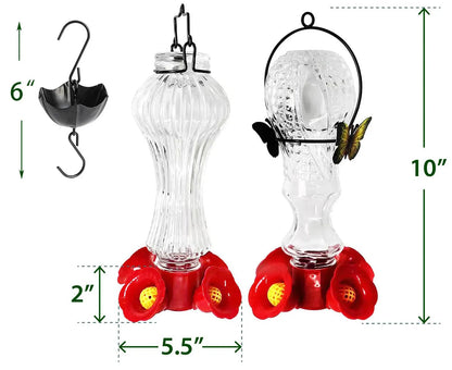HummiJoy | Flower-Shaped Hummingbird Feeder with Ant Protection
