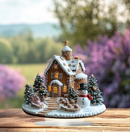 LumiCasa | Gingerbread House Light – Festive Christmas Centrepiece