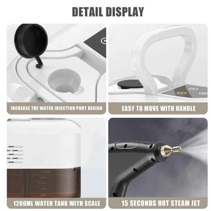 SteamMax | 2500W High-Pressure Steam Cleaner with Gloves