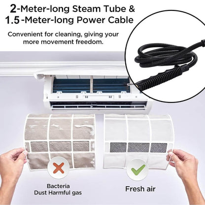 SteamMax | 2500W High-Pressure Steam Cleaner with Gloves