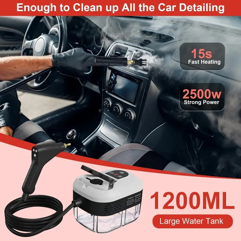 SteamMax | 2500W High-Pressure Steam Cleaner with Gloves