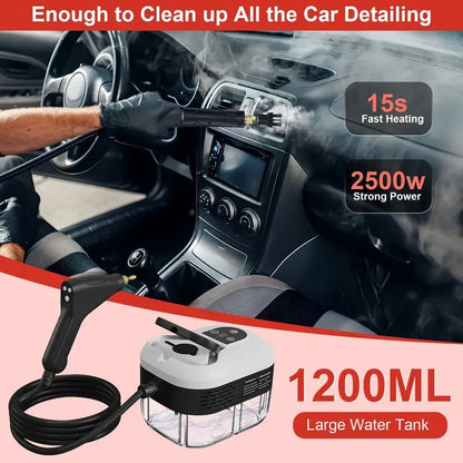 SteamMax | 2500W High-Pressure Steam Cleaner with Gloves