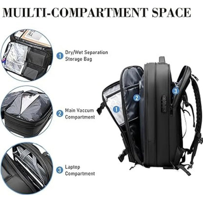PackForm | Structured 60L Compression Rucksack for Travel & Everyday Use
