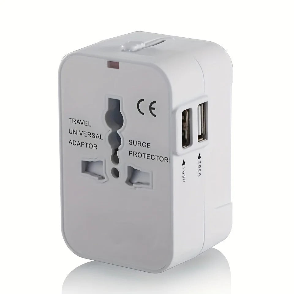 TravelPlug | Worldwide Travel Adapter with Dual USB Charging Ports