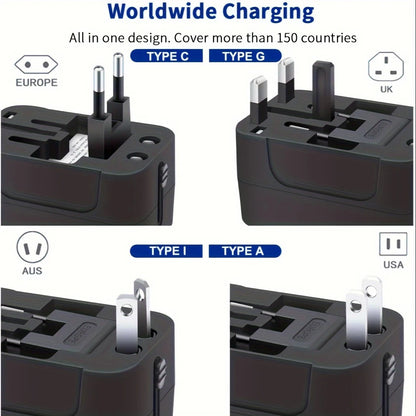 TravelPlug | Worldwide Travel Adapter with Dual USB Charging Ports