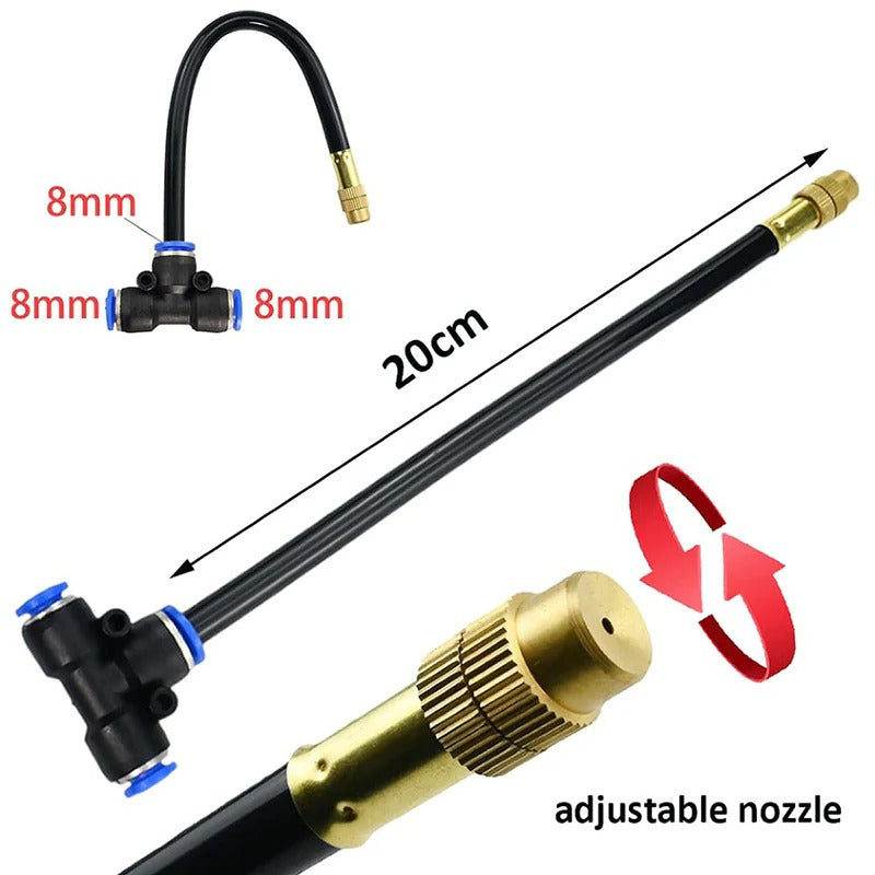 IrrigaFlow | Drip Irrigation System with 360 Degree Flexible Hose