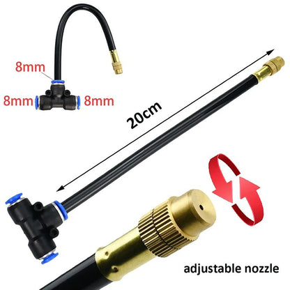 IrrigaFlow | Drip Irrigation System with 360 Degree Flexible Hose