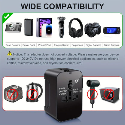 TravelPlug | Worldwide Travel Adapter with Dual USB Charging Ports