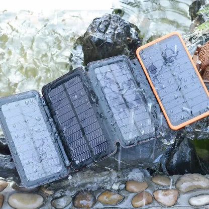 EcoCharge | High-Capacity Solar Power Bank for Ultimate Independence